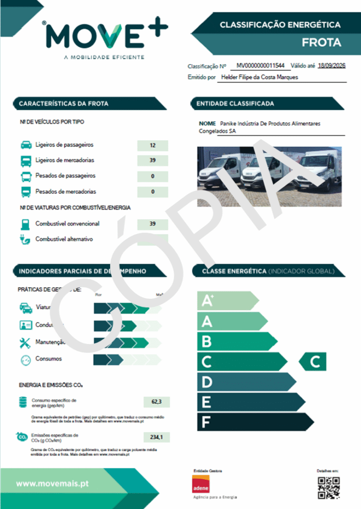 Classificação Panike